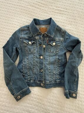 Levi's Girls Blue Denim Trucker Jacket